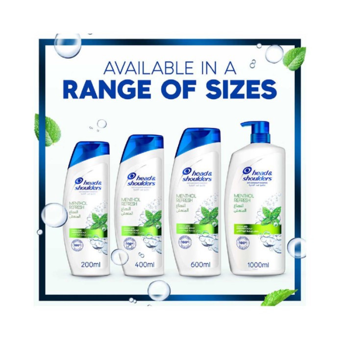 Head & Shoulders Menthol Refresh Anti - Dandruff Shampoo 400ml