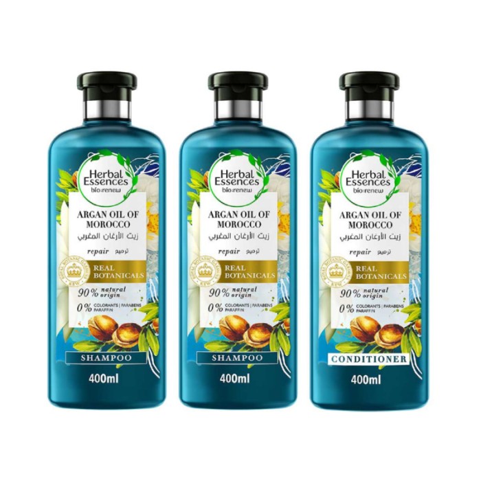 Herbal Essences 2x Shampoo + Conditioner w/ Argan Oil 400ml