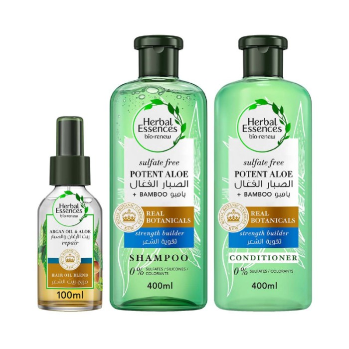 Herbal Essences Aloe Vera + Bamboo Shampoo & Conditioner, Bundle Pack