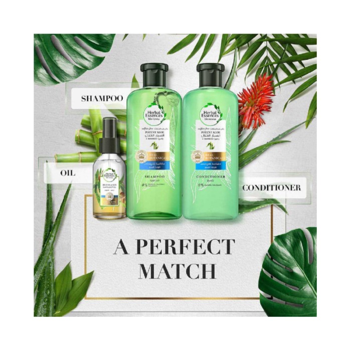 Herbal Essences Aloe Vera + Bamboo Shampoo & Conditioner, Bundle Pack