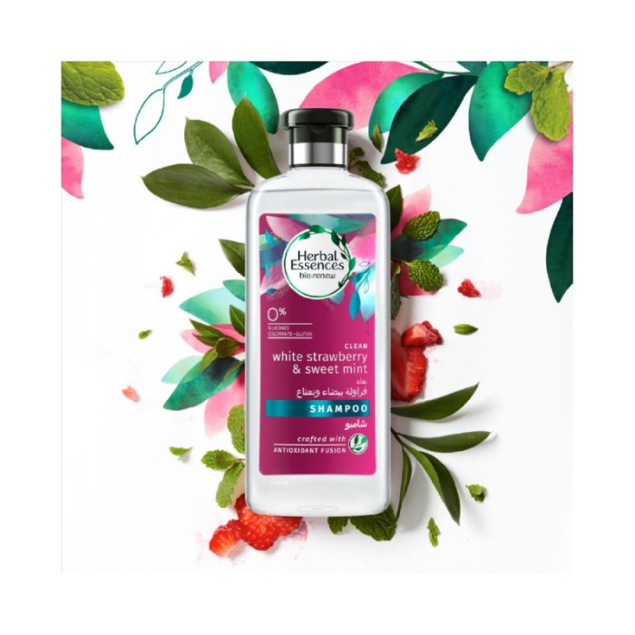 Herbal Essences Bio:Renew Clean White Strawberry & Sweet Mint Shampoo 400ml