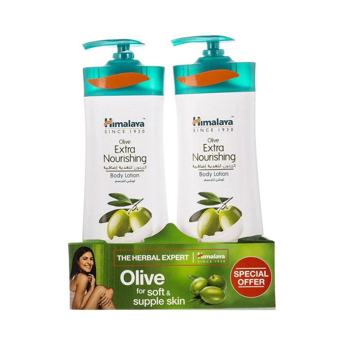 Himalaya Herbals Olive Extra Nourishing Body Lotion 2x400ml