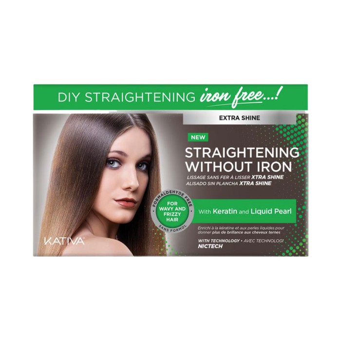 Kativa Hair Straightening without Iron Xtra Shine