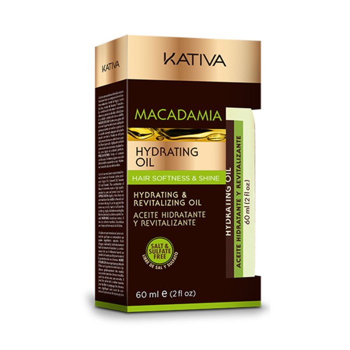 Kativa Macadamia Deep Hydrating Oil 60ml