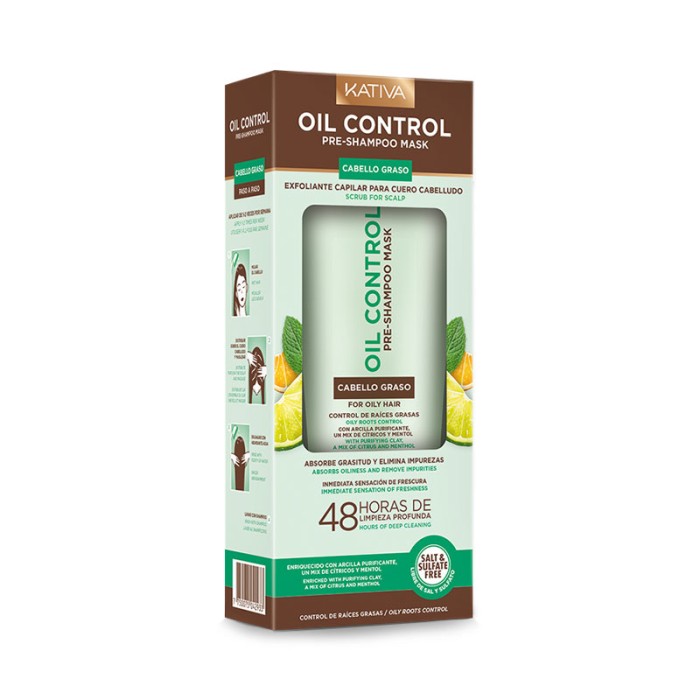 Kativa Oil Control Pre Shampoo Mask 200ml