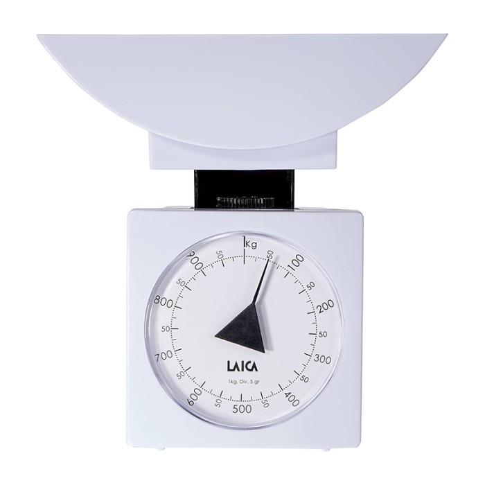 LAICA Mechanical Food Scale for Kitchen with 1 Bowl upto 1kg