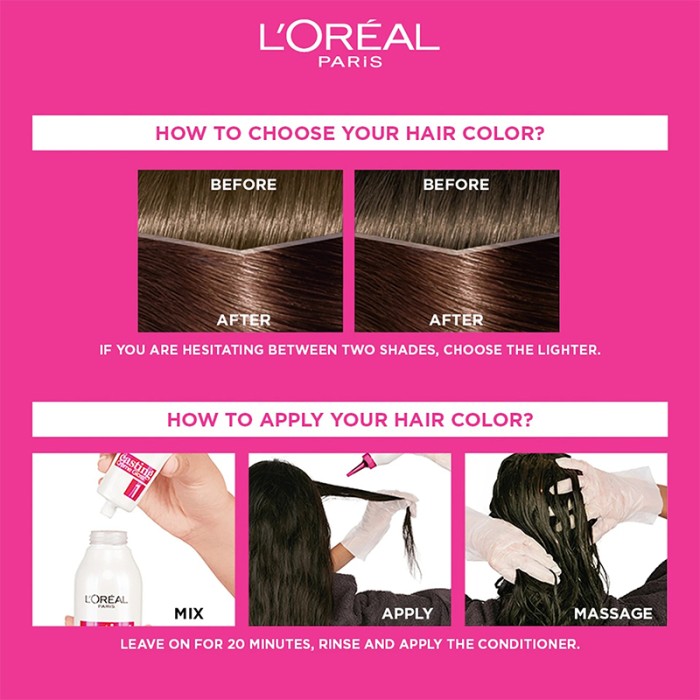 LOREAL PARIS Casting Cream Gloss Hair Dye 500 Light Brown