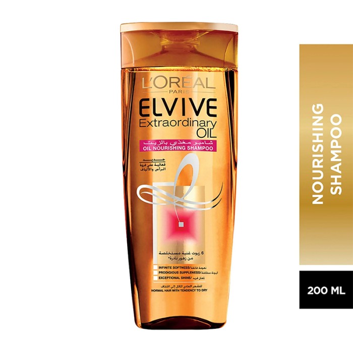 LOREAL PARIS Elvive Extraordinary Oil Shampoo for Normal to Dry Hair 200ml