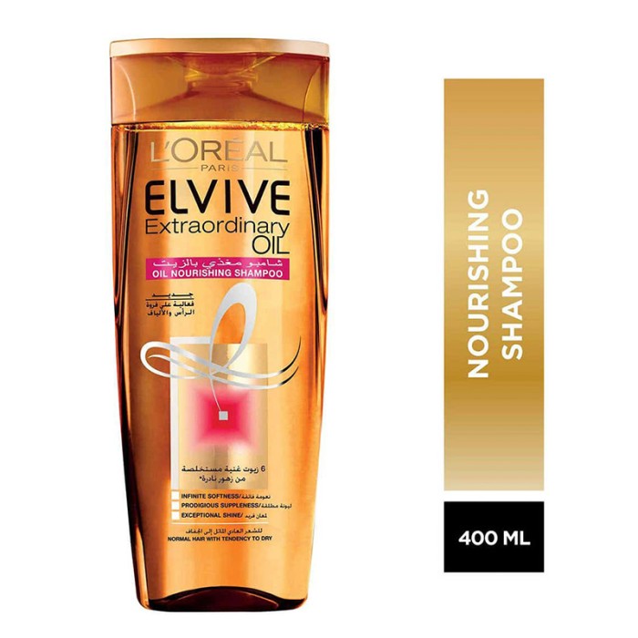 LOREAL PARIS Elvive Extraordinary Oil Shampoo for Normal to Dry Hair 400ml