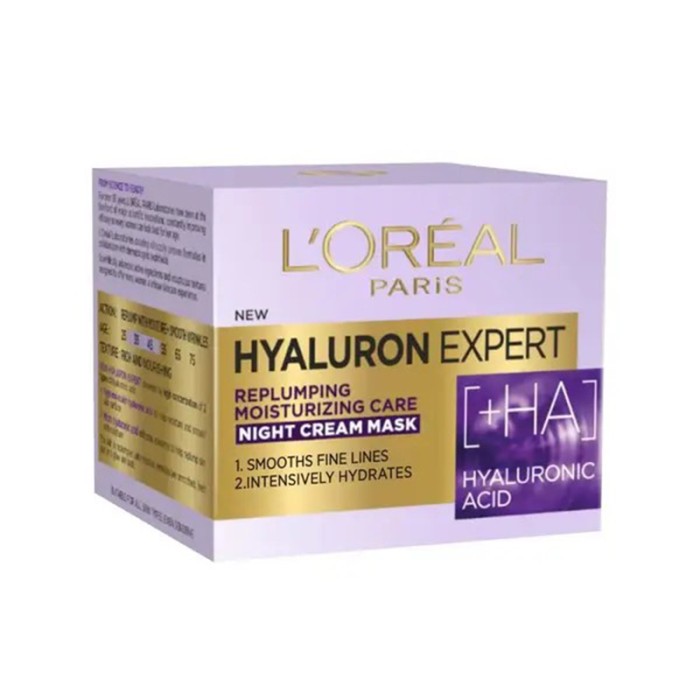 LOREAL PARIS Hyaluron Expert Replumping Moisturizing Night Cream 50ml