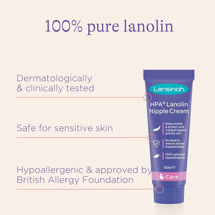 Lansinoh HPA Lanolin Nipple Cream 10ml