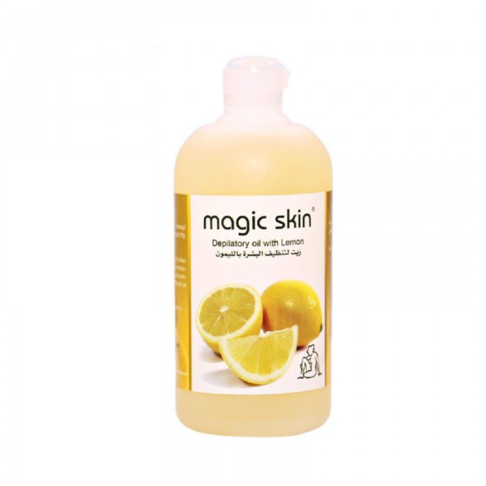 Magic Skin Depilatory Oil 500ml – Lemon Scented Post Wax Oil