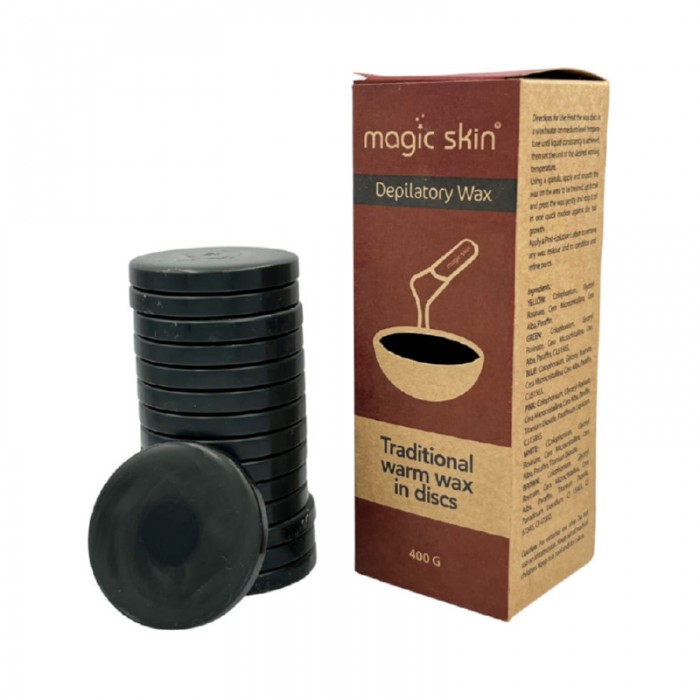 Magic Skin Disc Wax 400 ml - Charcoal - Smooth Hair Removal
