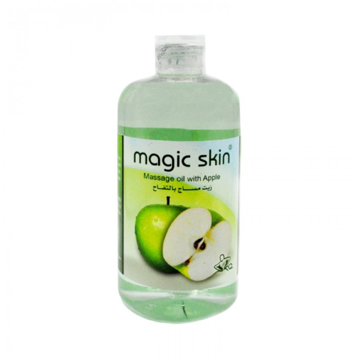 Massage Oil 500ml with Apple by Magic Skin – Relaxing, Moisturizing Body Oil