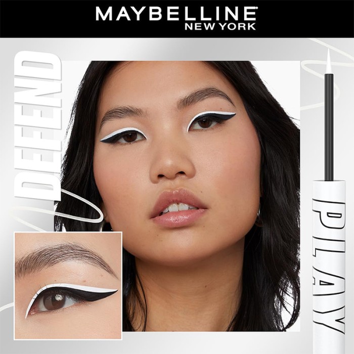 Maybelline Eyeliner Pencil Tatto Liner Play Defend Matte White