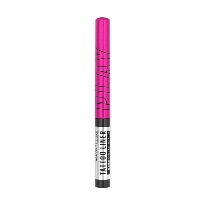 Maybelline Eyeliner Pencil Tatto Liner Play Punch Metallic Pink