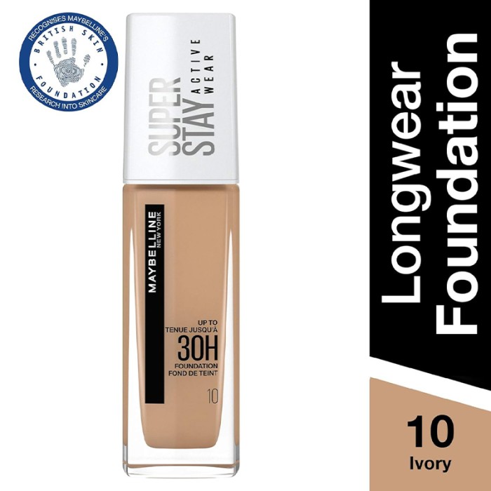 Maybelline Fdt Superstay Lngwr 10 Ivory