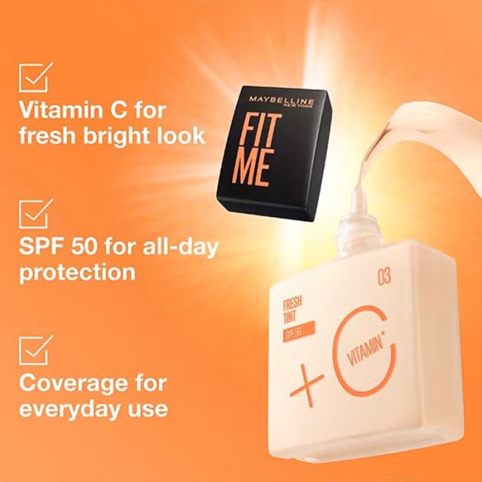 Maybelline Fit Me Fresh Tint Spf50 2.5 As X