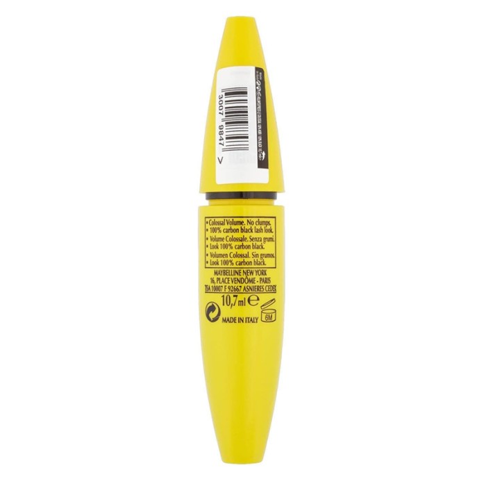 Maybelline Masc. Vol Exp Colossal 100% Blk Ls