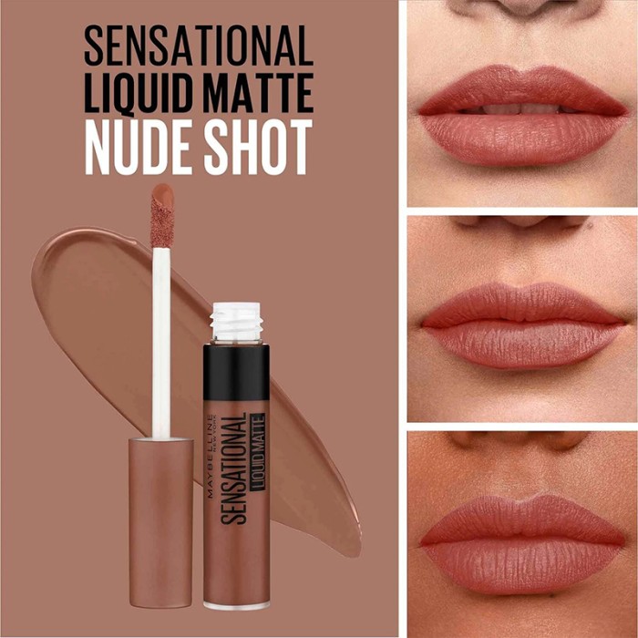 Maybelline Sensational Liq Matte Nu08 As