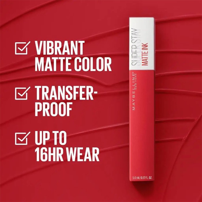 Maybelline Superstay Matte Ink Spiced 325 Shot Caller
