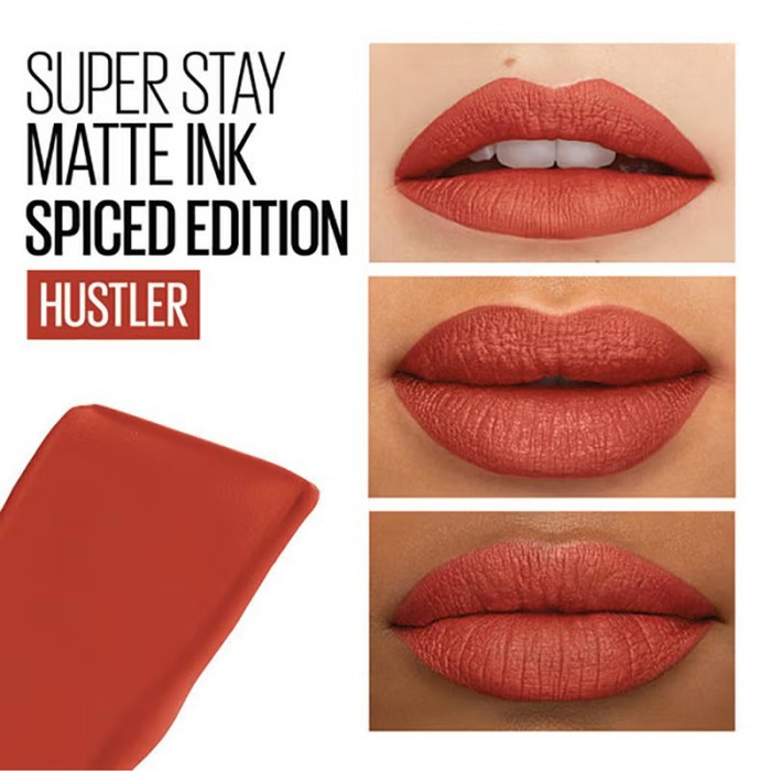 Maybelline Superstay Matte Ink Spiced 335 Hustler