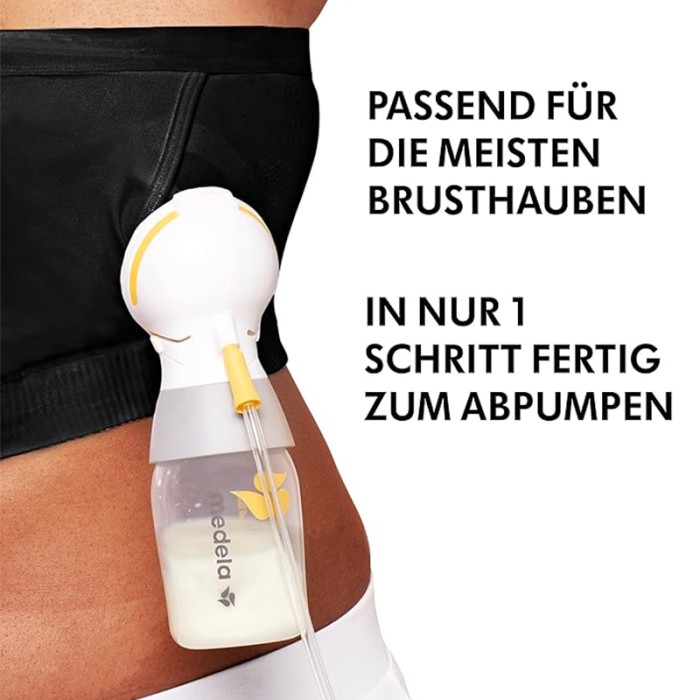 Medela Easy Expression Hands Free Pumping Bra Black Small