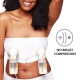 Medela Easy Expression Hands Free Pumping Bra White Extra Large