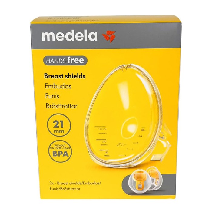 Medela Hands-free Breast Shield 2 x 21mm