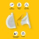 Medela Hands-Free Collection Cups Ultra Lightweight Anatomic Shape with Compatible with Freestyle Flex & Swing Maxi Electric Breast Pumps