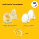 Medela Hands-Free Collection Cups Ultra Lightweight Anatomic Shape with Compatible with Freestyle Flex & Swing Maxi Electric Breast Pumps