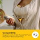 Medela Hands-Free Collection Cups Ultra Lightweight Anatomic Shape with Compatible with Freestyle Flex & Swing Maxi Electric Breast Pumps
