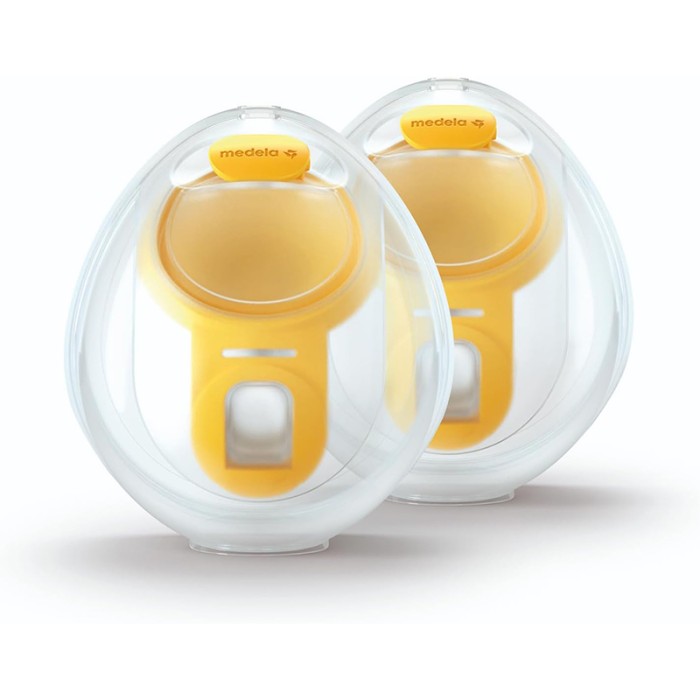 Medela Hands-Free Collection Cups Ultra Lightweight Anatomic Shape with Compatible with Freestyle Flex & Swing Maxi Electric Breast Pumps