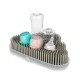 Melii Baby Bottle Drying Rack Grey Cloud