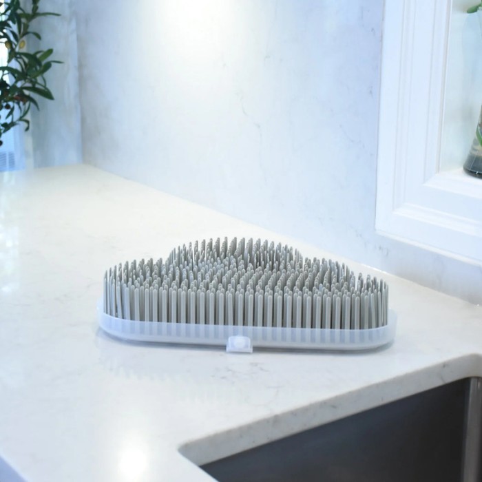 Melii Baby Bottle Drying Rack Grey Cloud