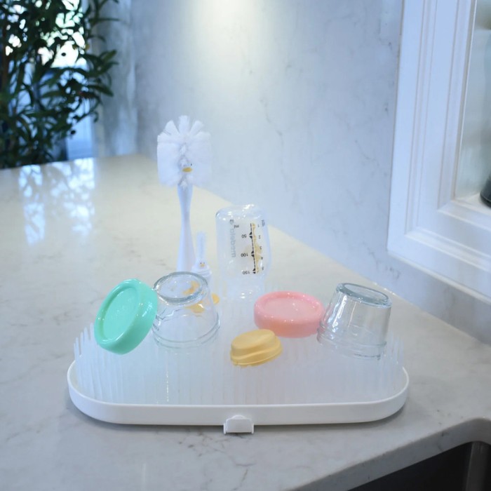 Melii Baby Bottle Drying Rack White Cloud