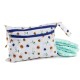 Melii - Multi Purpose Waterproof Wet Bag - White & Navy Bear