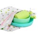Melii - Multi Purpose Waterproof Wet Bag - White & Pink Bulldog