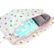 Melii - Multi Purpose Waterproof Wet Bag - White & Pink Bulldog