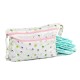 Melii - Multi Purpose Waterproof Wet Bag - White & Pink Bulldog