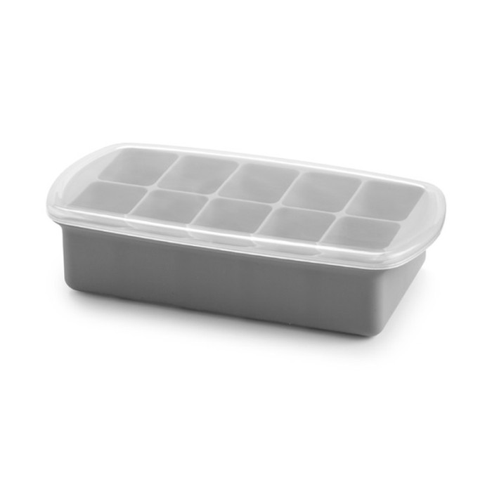 Melii Silicone Baby Food Freezer Tray 2 oz Grey