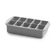 Melii Silicone Baby Food Freezer Tray 2 oz Grey