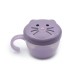 Melii Snack Container With Finger Trap - Purple Cat