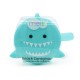 Melii Snack Container With Finger Trap - Turquoise Shark