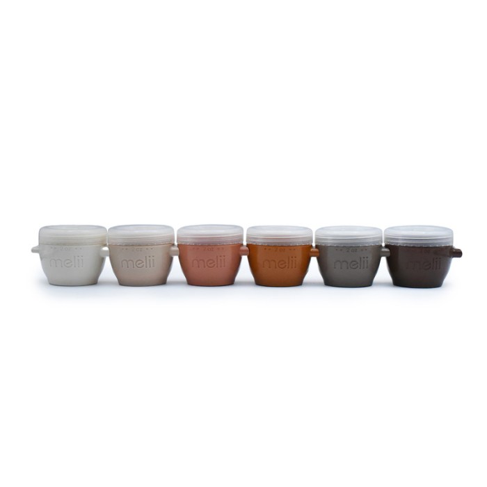 Melii Snap & Go Pods 2oz 6 Pcs Neutrals