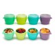 Melii Snap & Go Pods 4oz, 4 Pcs Multi Color