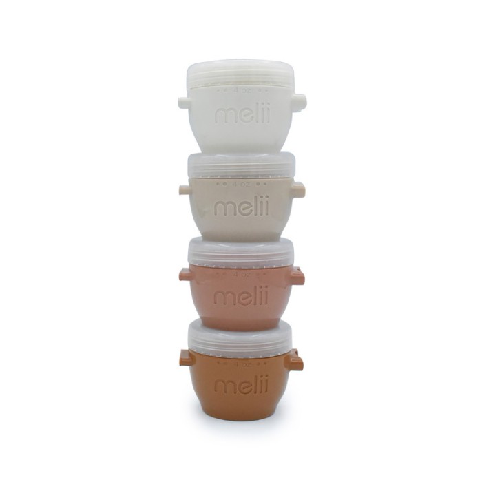 Melii Snap & Go Pods 4oz 4 Pcs Neutrals