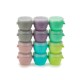 Melii Snap & Go Pods Baby Food Storage Container 2oz, 12 pcs