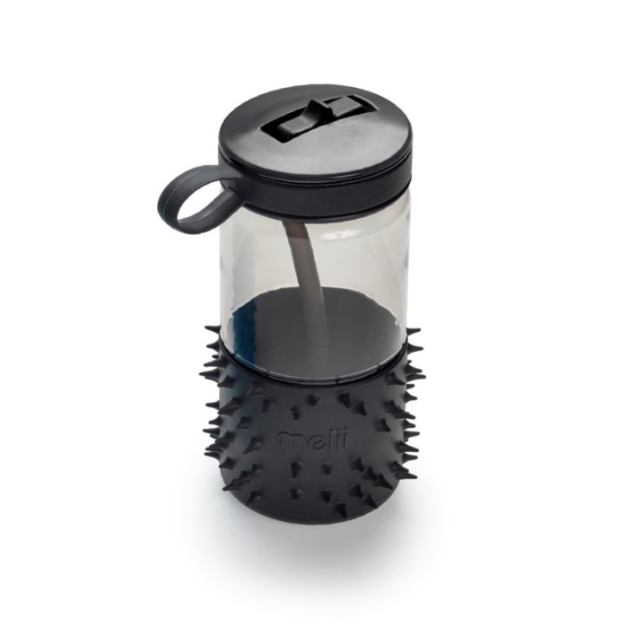 Melii Spikey Water Bottle Black 17oz