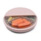 Melii Spin 3 Compartment Snack Container Pink